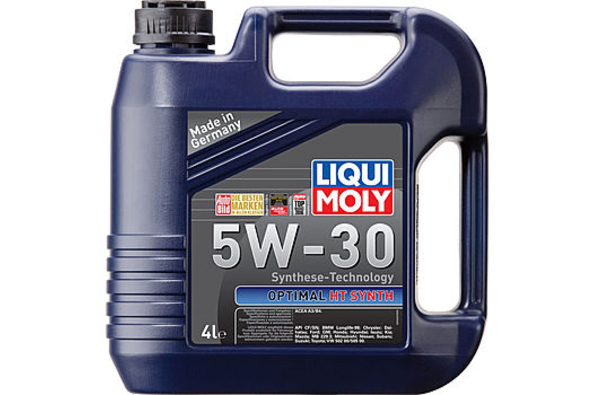 НС-синтетическое моторное масло LIQUI MOLY Optimal HT Synth 5W-30 A3/B4 4 л 39001 Liqui Moly