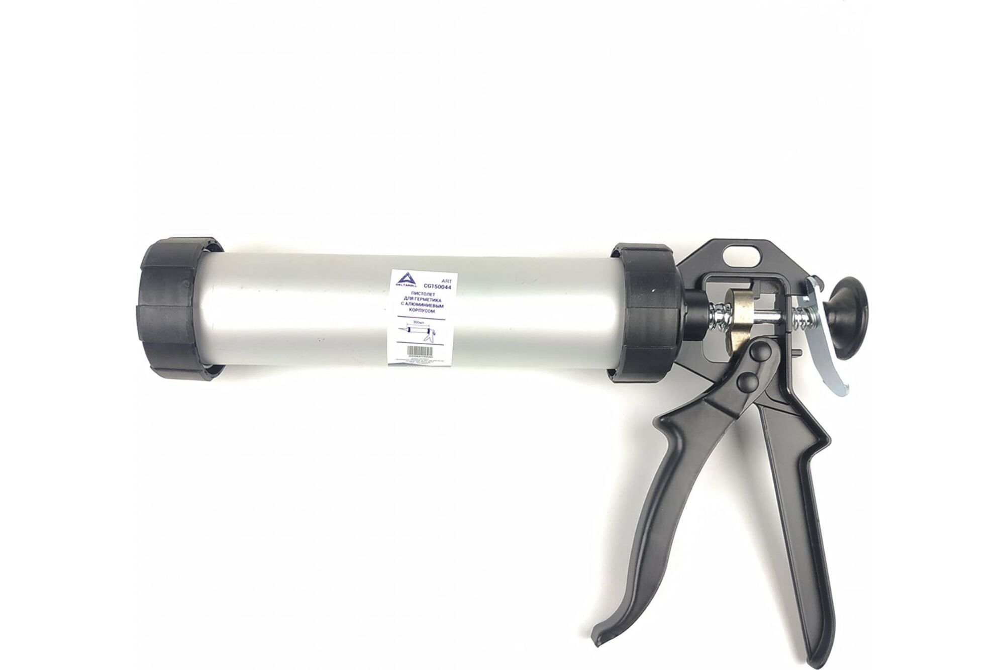 Пистолет для герметика с алюминиевым корпусом DeltaRoll 300 мл CG150044