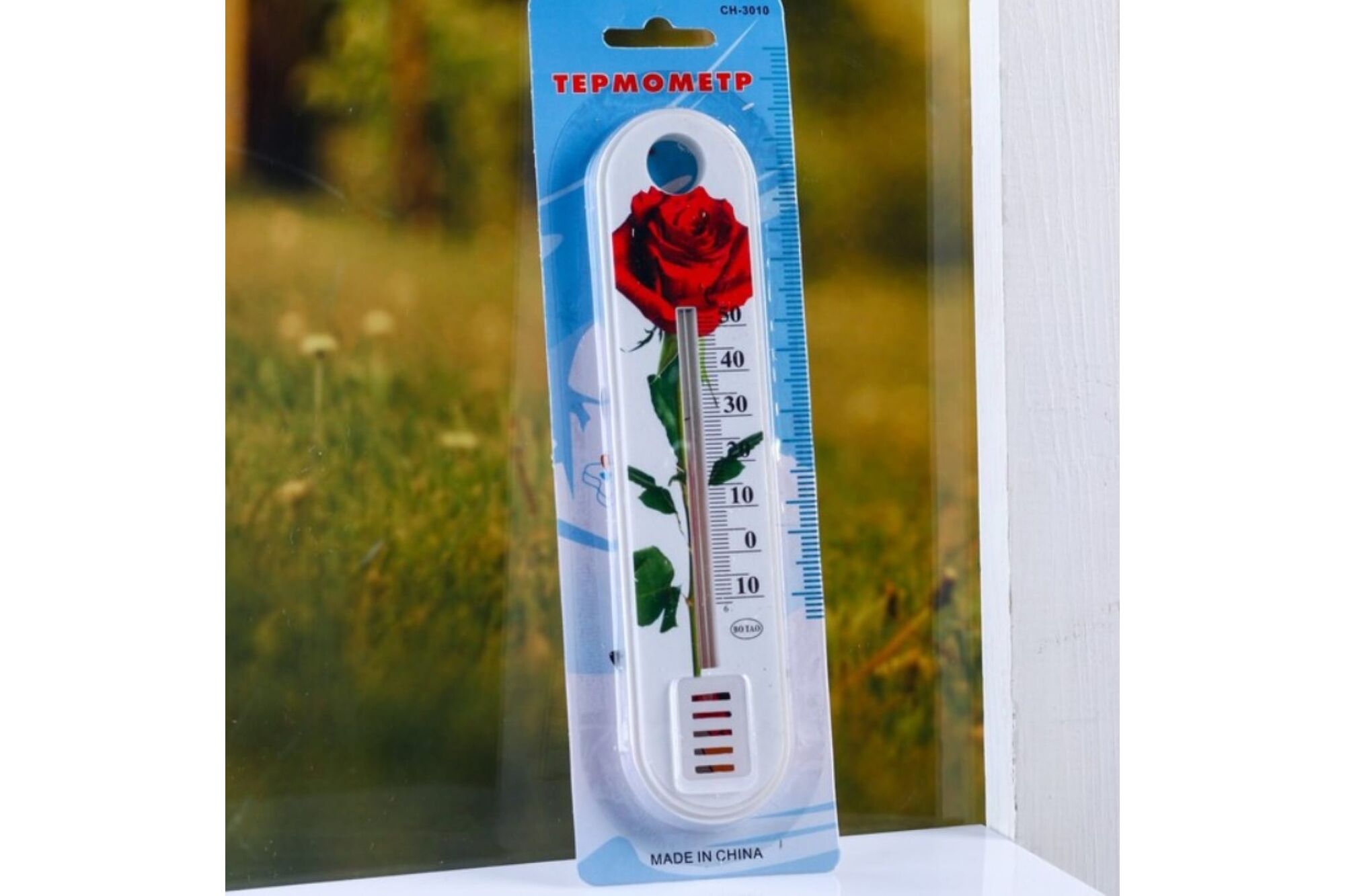 Пластиковый комнатный термометр Добропаровъ Цветок, в блистере 4444063