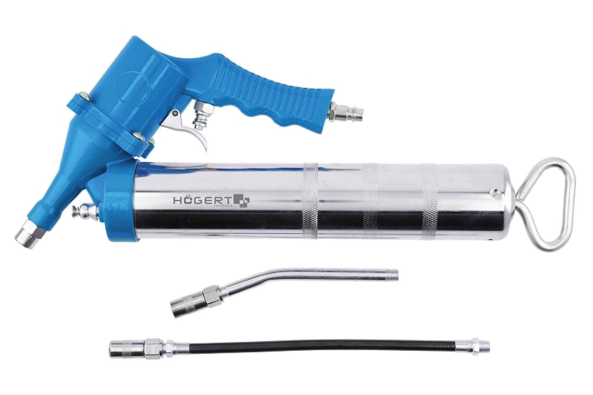 Пневматический шприц для смазки Hogert Technik 400 мл HT4R790