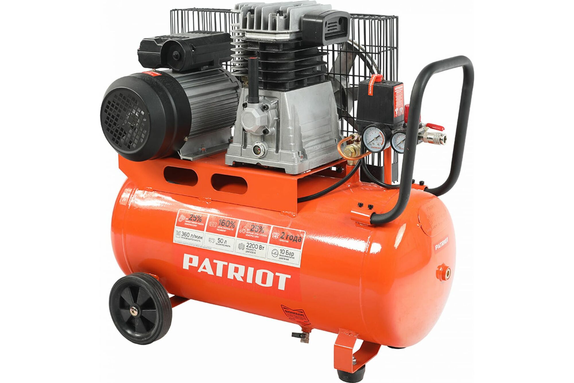 Поршневой ременной компрессор PATRIOT PTR 50-360I 525301960