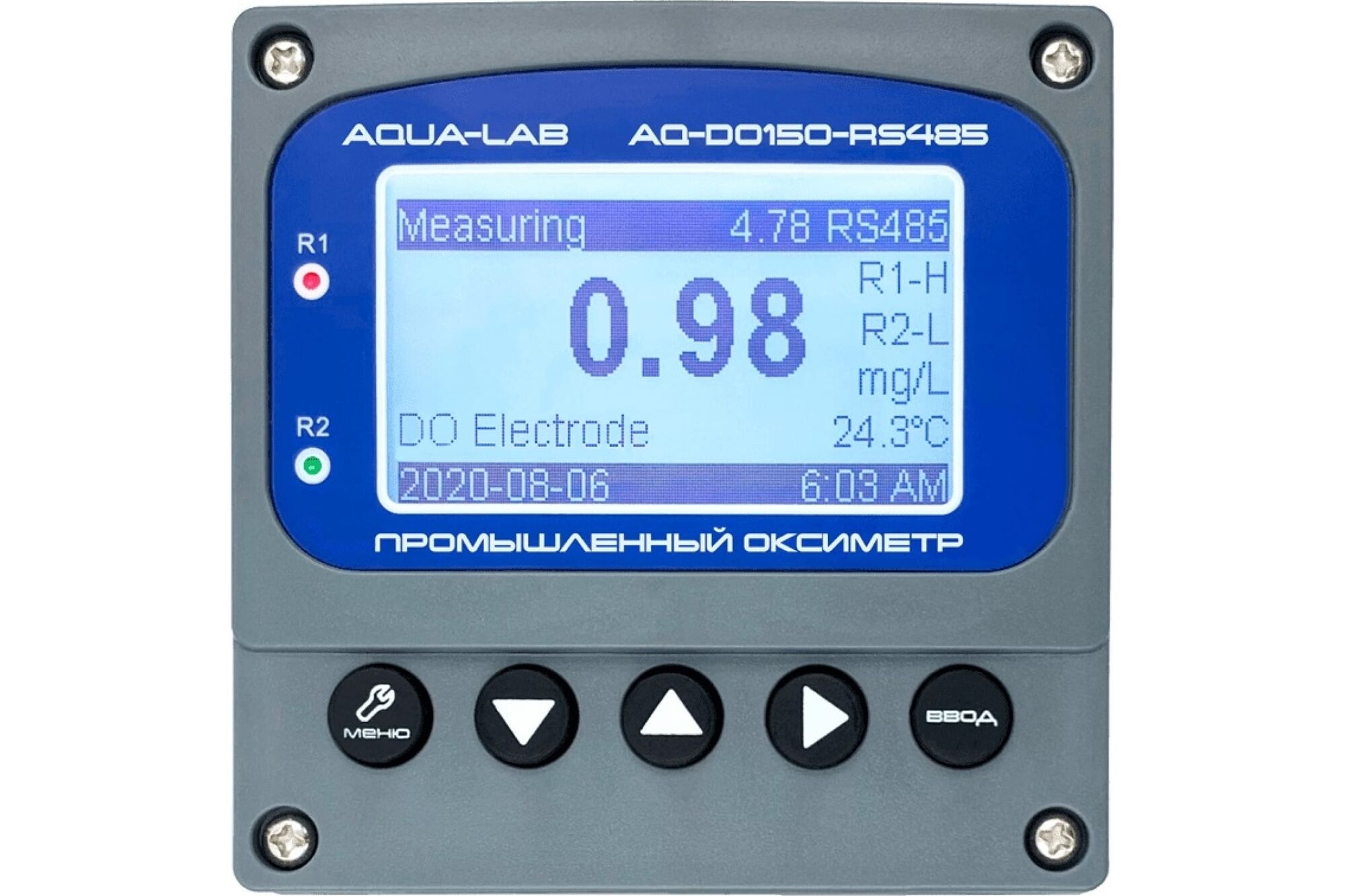 Промышленный оксиметр-контроллер AQUA-LAB AQ-DO150-RS485