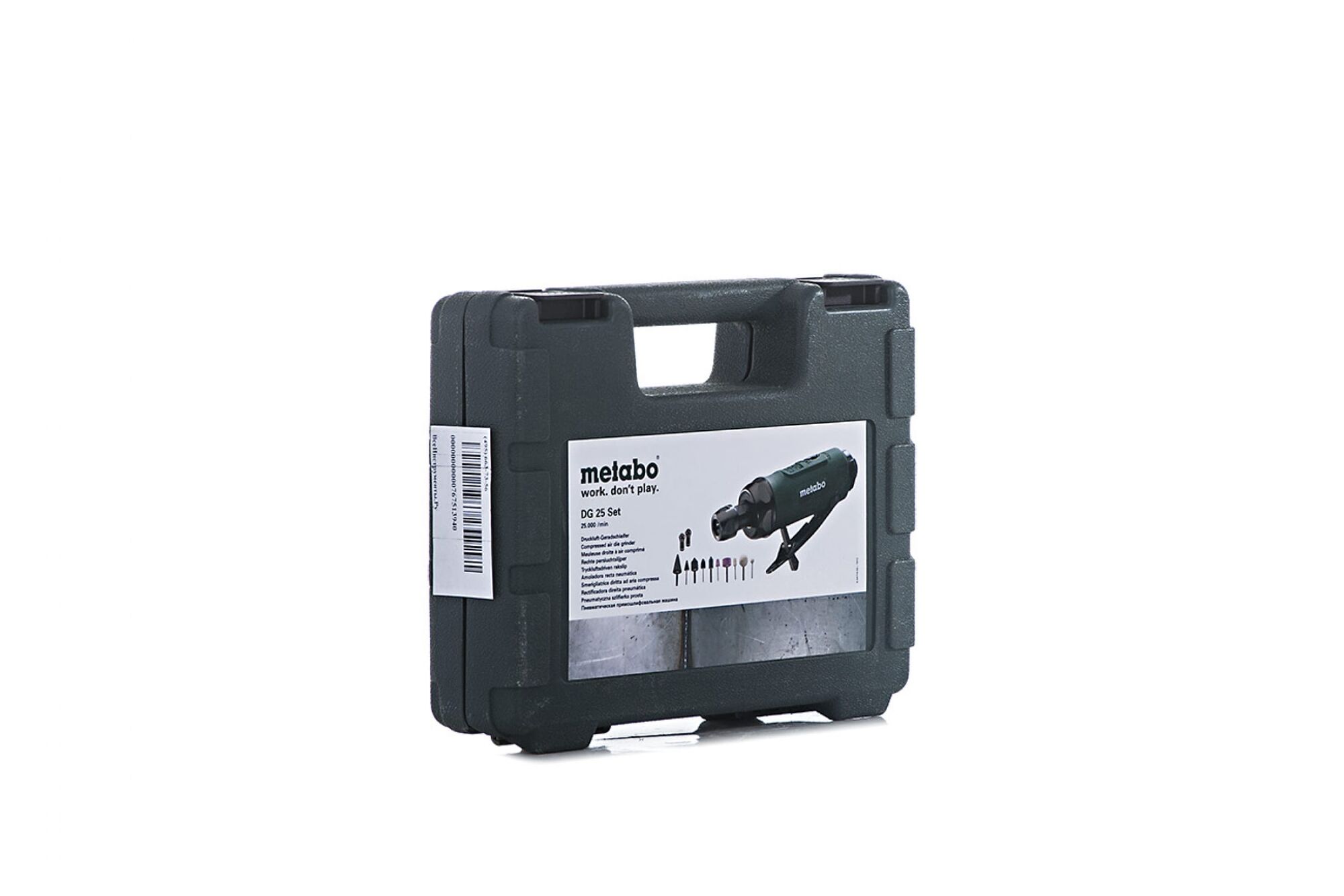 Прямошлифовальная машина Metabo DG 25 Set 604116500, цена в Екатеринбурге  от компании ГЛОБАЛСТРОЙРТИ