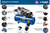 Ременной воздушный компрессор ЗУБР Профессионал, 380 В, 530 л/мин, 100 л ресивер, 3000 Вт, КПМ-530-100 Зубр #4