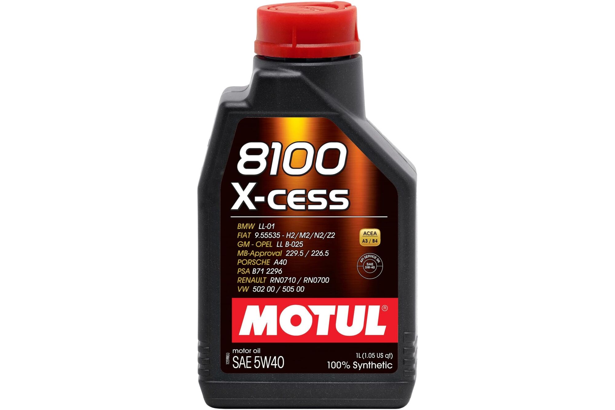 Синтетическое масло 8100 X-cess 5W40 1 л MOTUL 102784