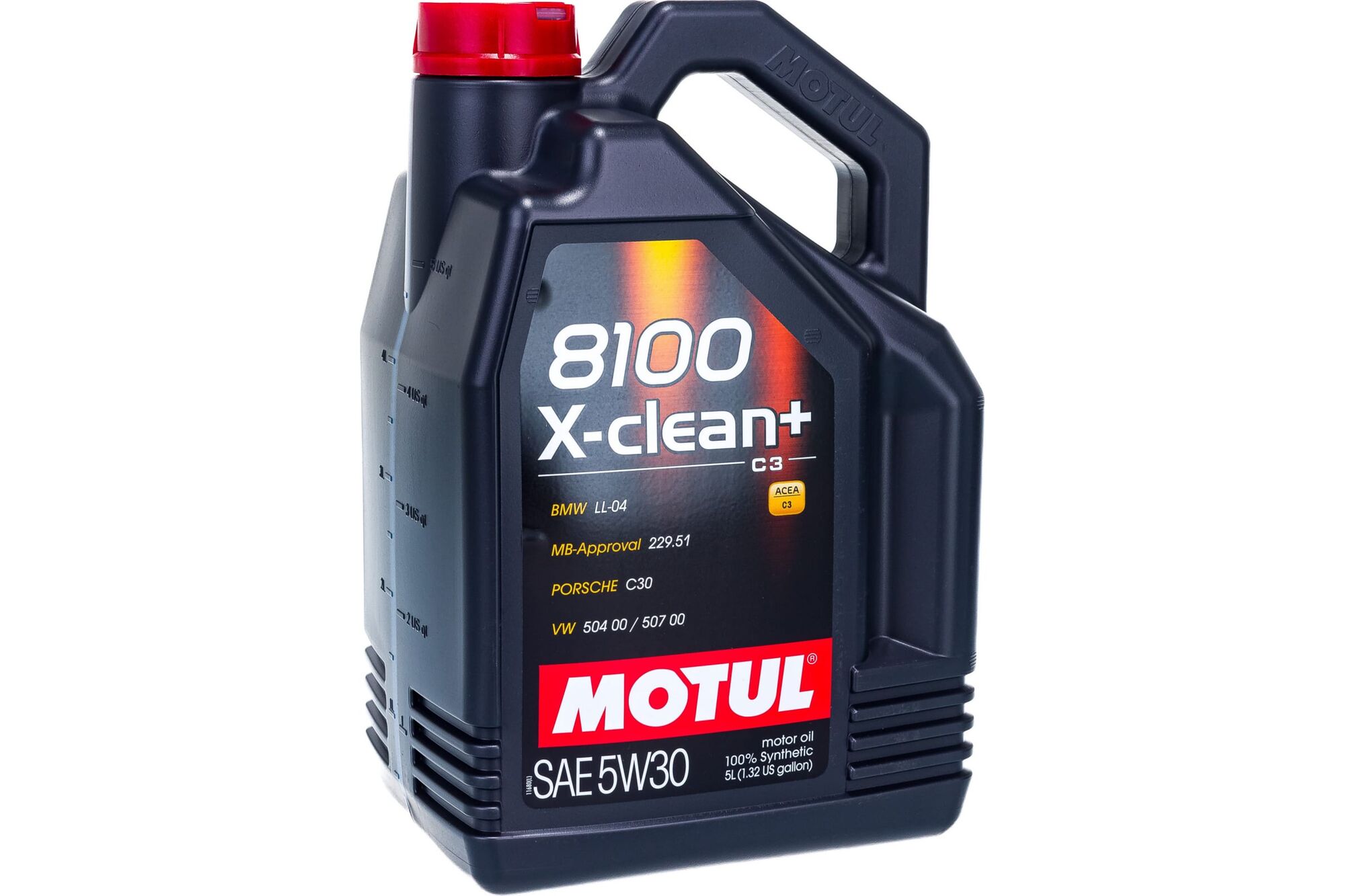 Синтетическое Масло моторное 8100 X-clean+ SAE 5W30 5 л MOTUL 106377