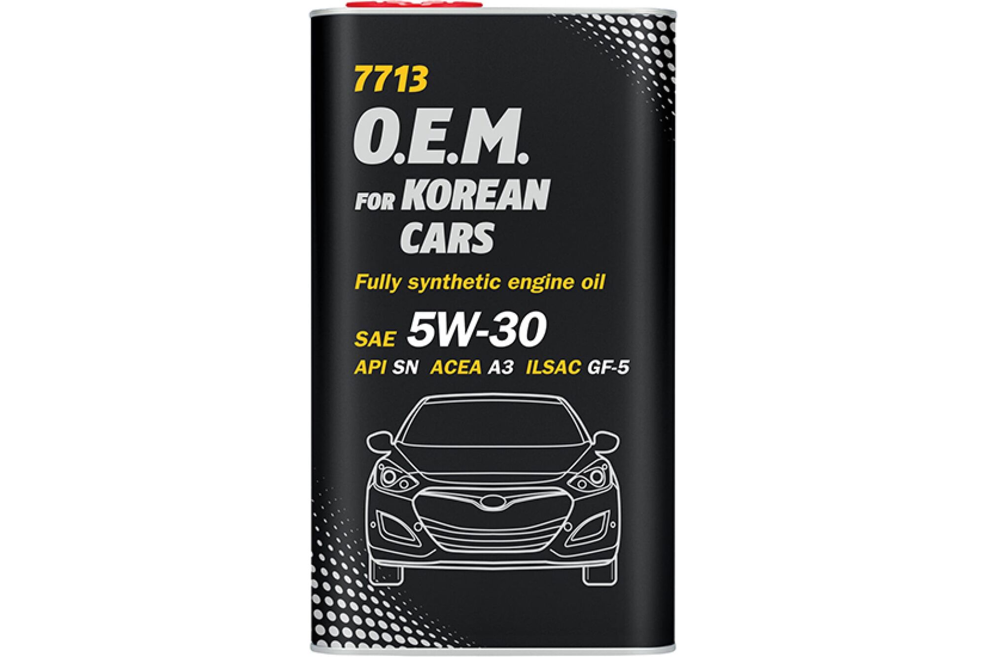 Синтетическое моторное масло MANNOL O.E.M. FOR KOREAN CARS 5W-30 Metal, 4 л 7030 Mannol