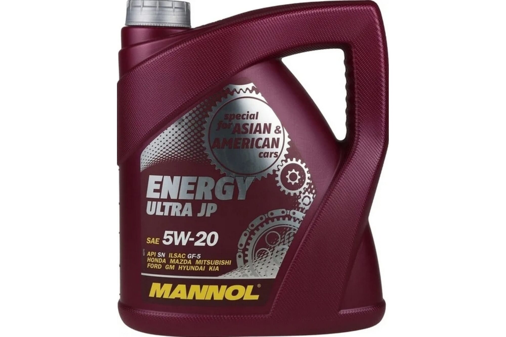 Синтетическое мотороное масло MANNOL ENERGY ULTRA JP 5W20 4 л 4001 Mannol