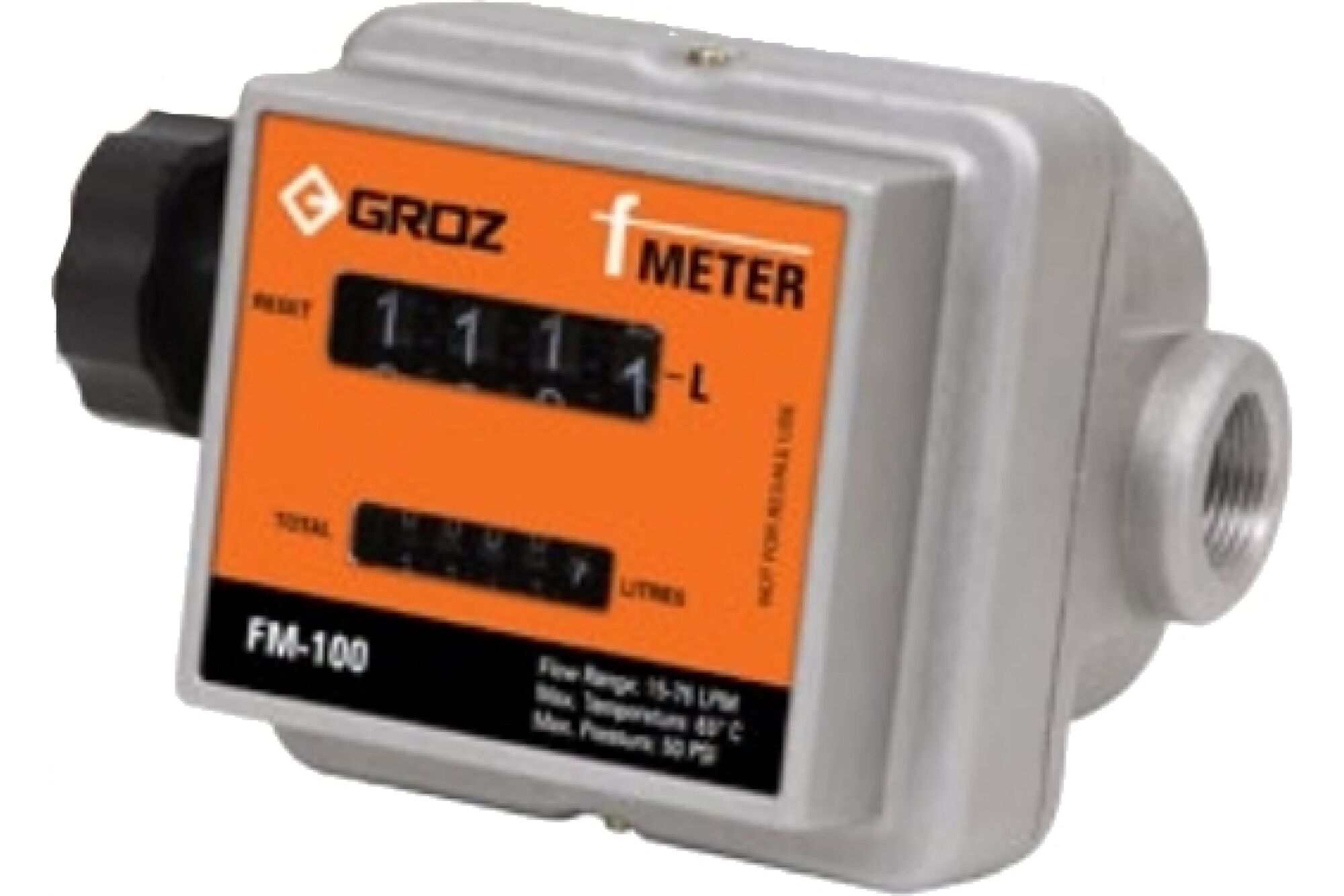 Счетчик механический FM-100/0-1/BSP для топлива GROZ GR45683