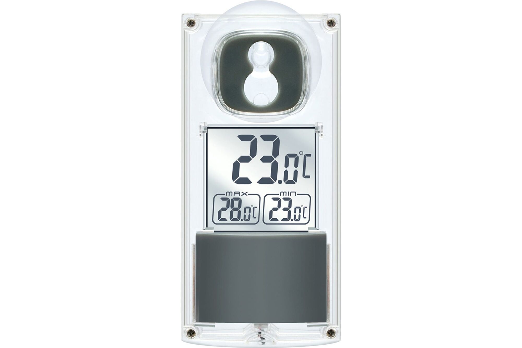 Термометр с солнечной панелью Bresser оконный 74597