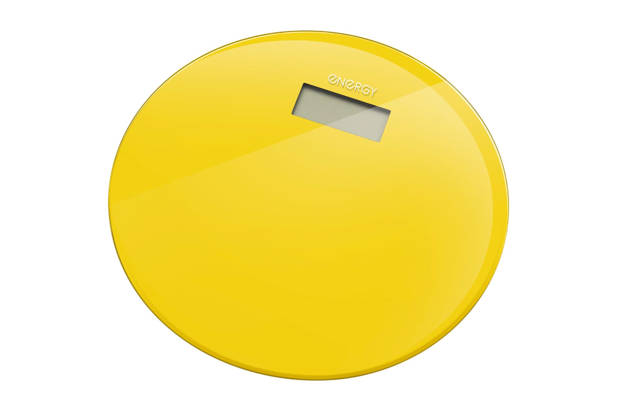 Электронные напольные весы ENERGY EN-420 RIO стеклянные круглые желтые 003494