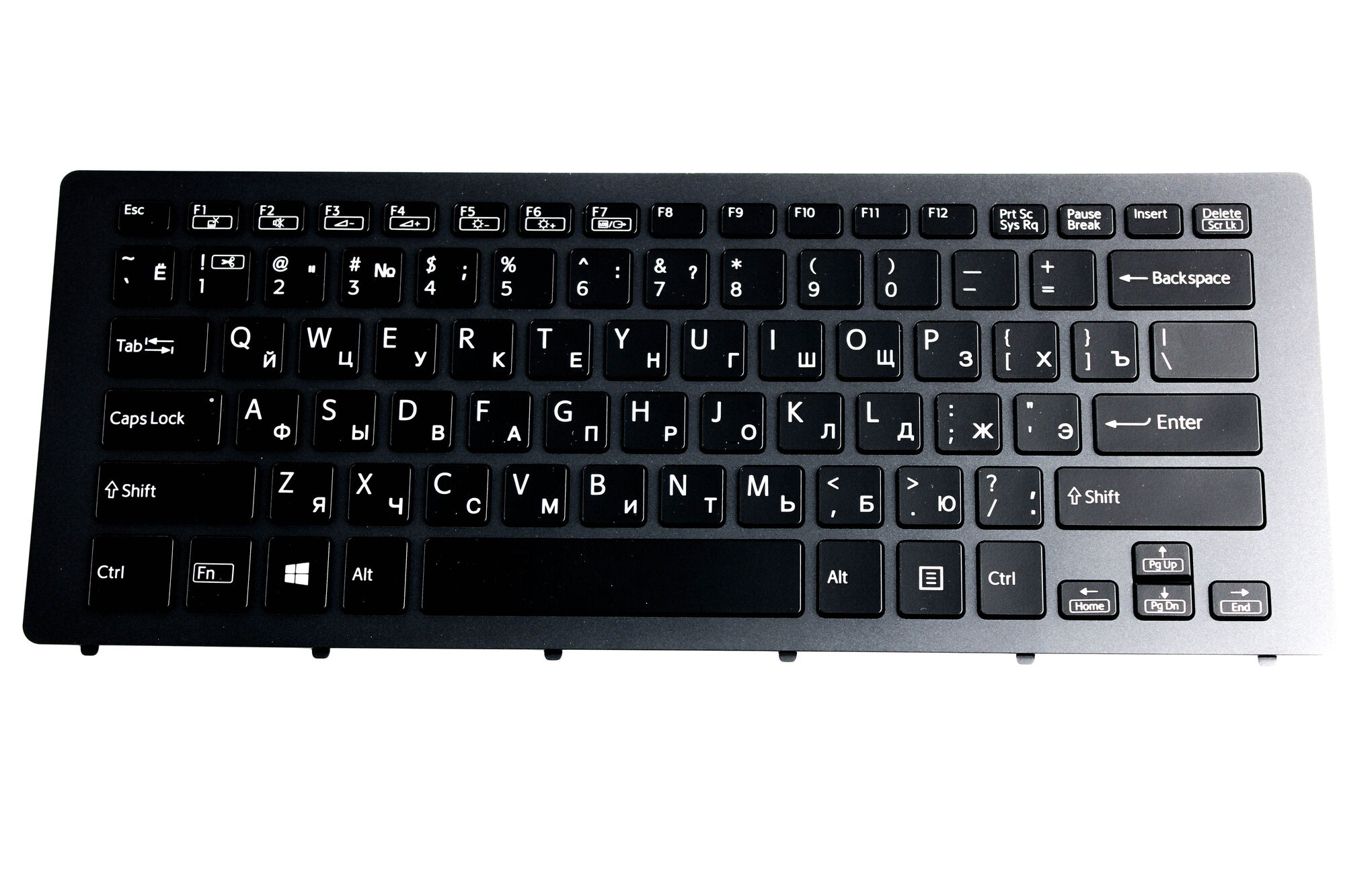 Клавиатура для ноутбука Sony SVF15N черная p/n: 149264921US, AEFI3U000103A, 9Z.NABBQ.701