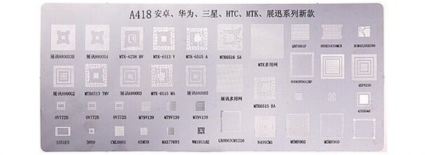 Трафарет MTK HTC MAX (A418) Прочие