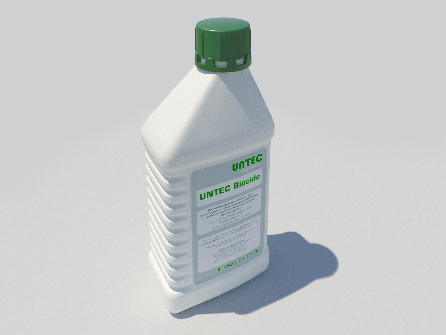 Дезинфицирующее средство для производственных помещений Untec biocide