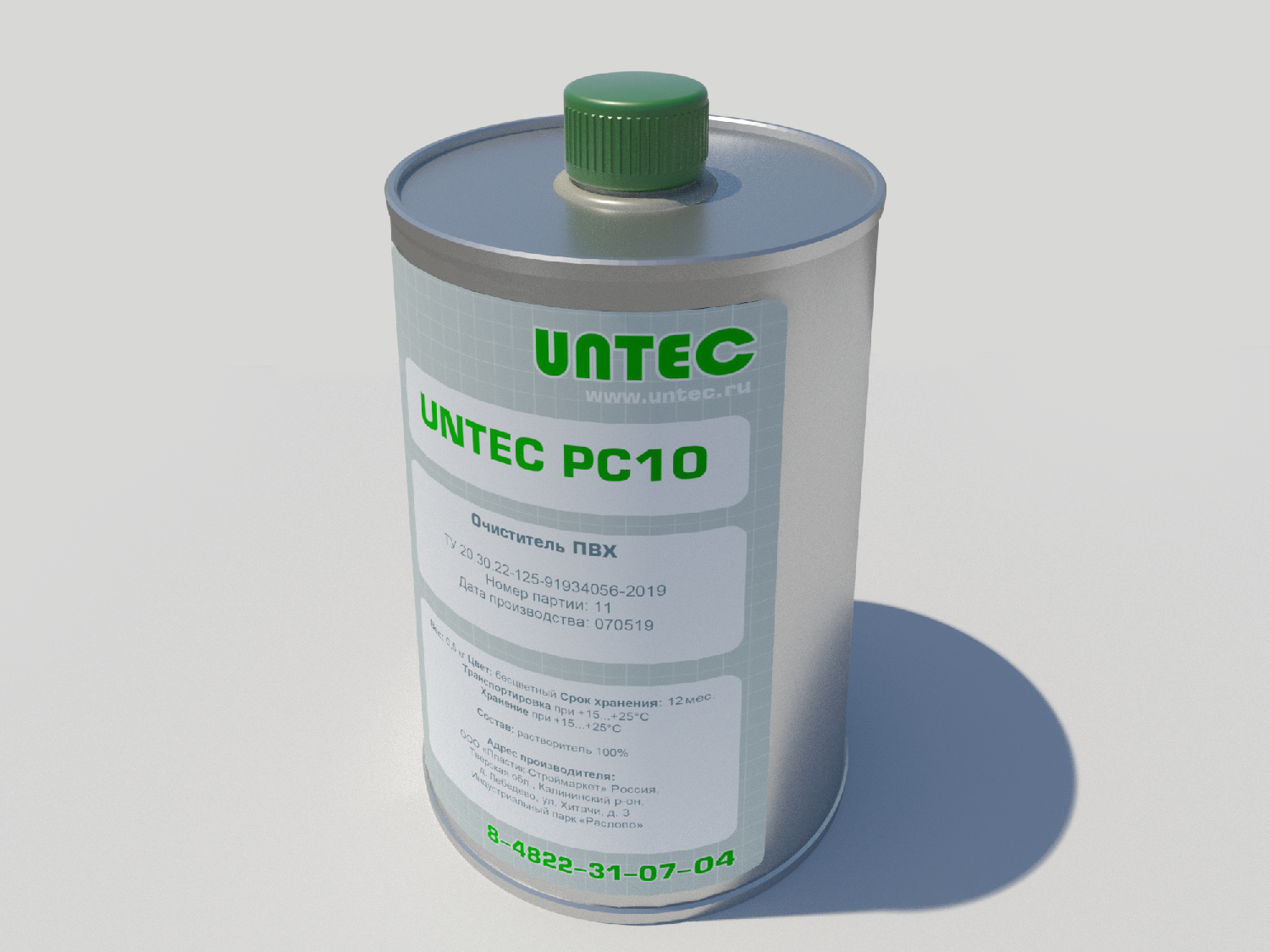 Очиститель для профилей из жесткого ПВХ Untec PC10