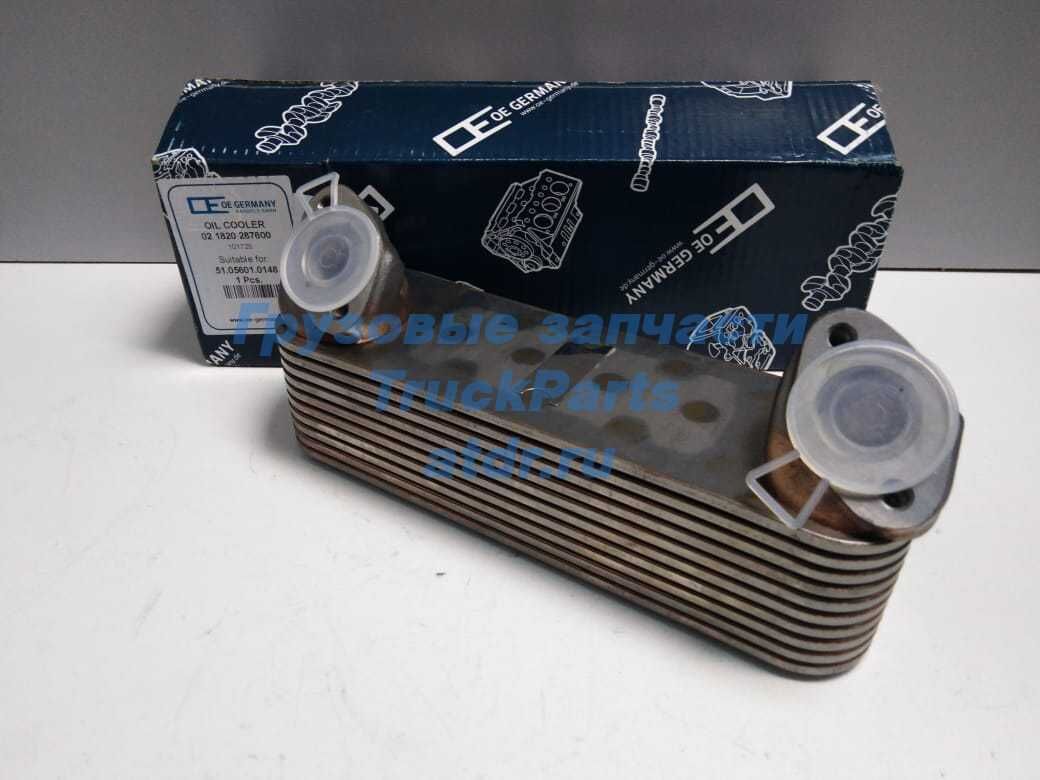 Радиатор масляный MAN TGA F2000 двигатель D2866 D2876 OE-GERMANY 021820287600