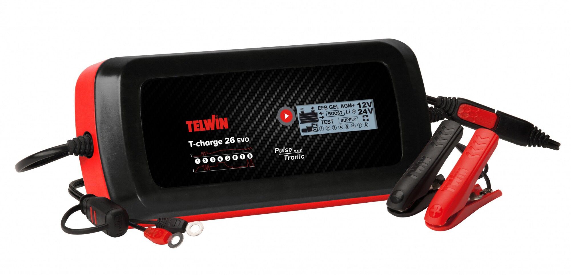 Зарядное устройство T-CHARGE 26 EVO 12V/24V Telwin