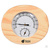Термометр с гигрометром Банная станция овальный 16х14х3 см в деревянном корпусе для бани и сауны / 5 #2