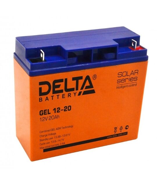 Аккумуляторная батарея Delta GEL 12- 20