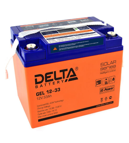 Аккумуляторная батарея Delta GEL 12- 33