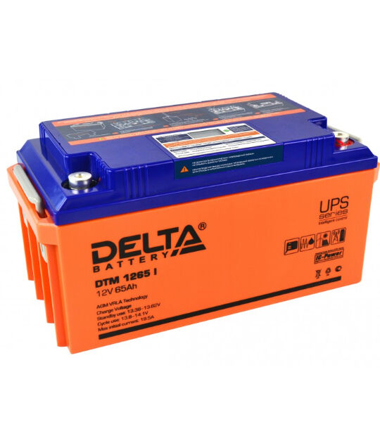 Аккумуляторная батарея Delta DTM 1265 I AGM