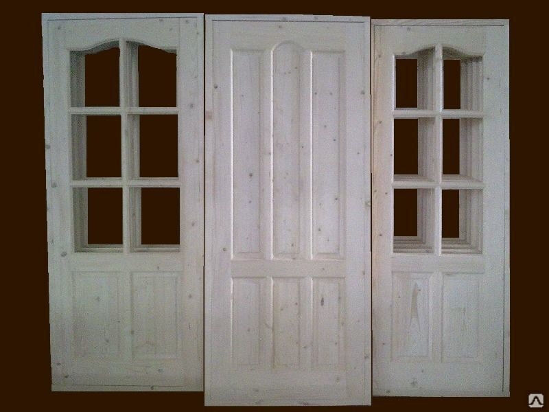 Двери из массива деревянные 800 мм