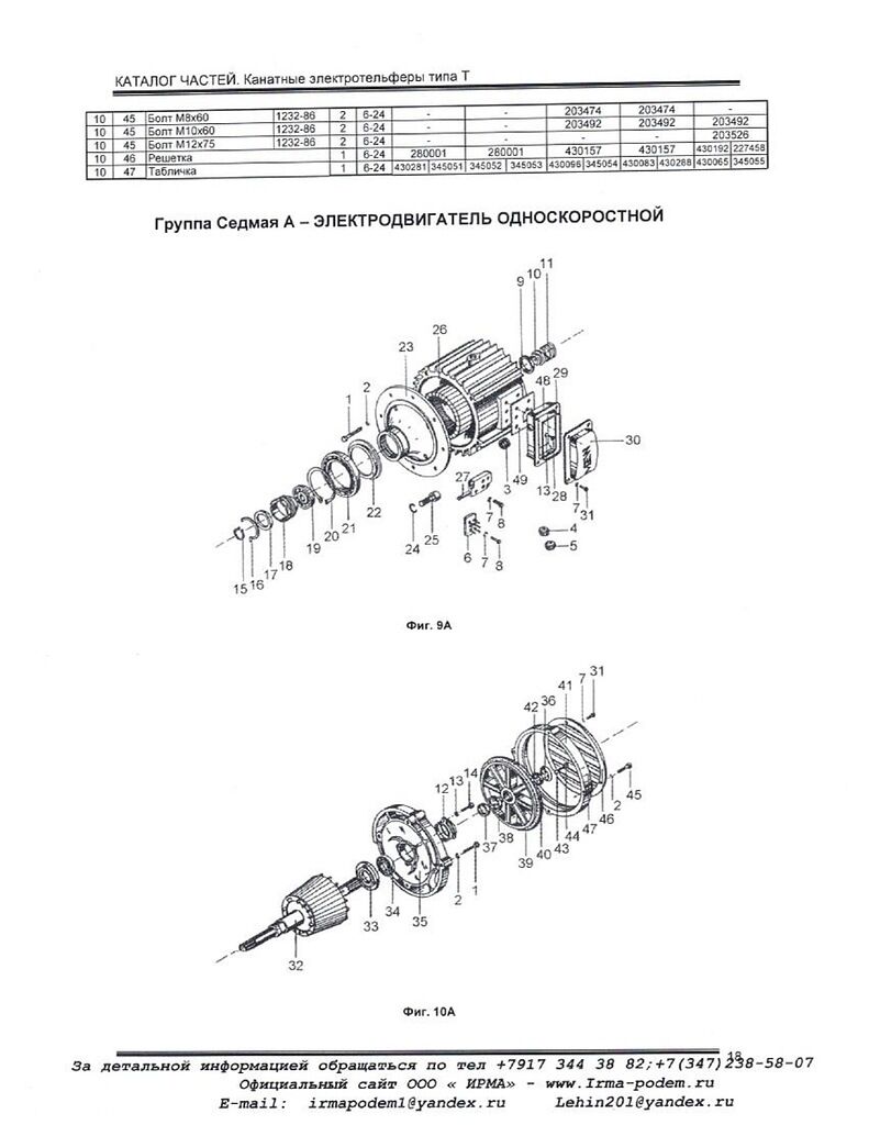 Роторы электродвигателя талей КГ 1608-6. кат №280019.Болгария #2