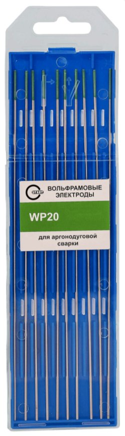 Электрод вольфрамовый WР 20 d1,6/175 (зеленый)