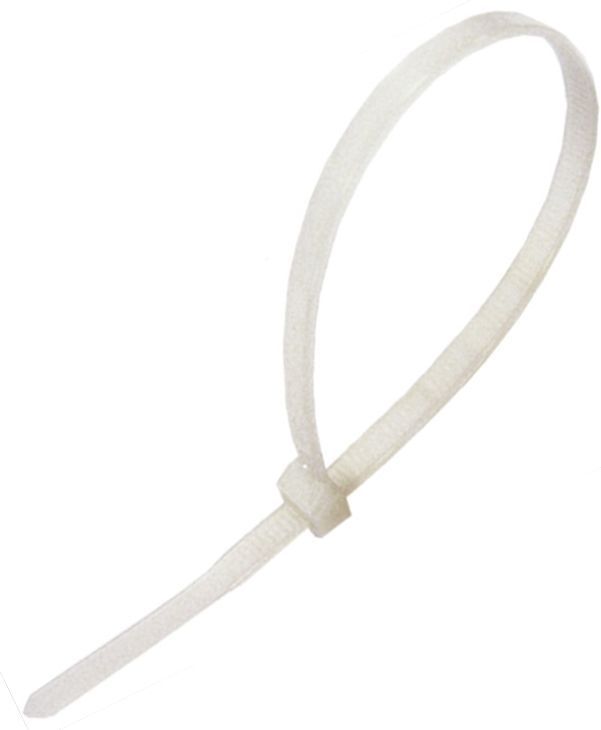 Хомут-стяжка для кабеля 200х2,5мм (100шт) белый / Хомут-стяжка для кабеля 200х2,5мм нейлон (упак. 100шт.) белый