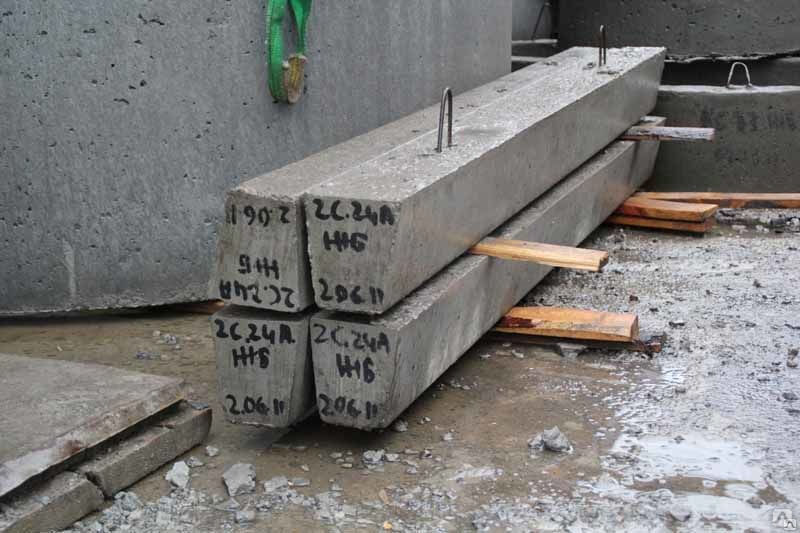 Столбы бетонные армированные для забора