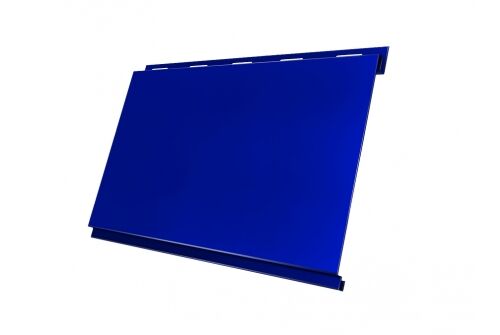 Сайдинг металлический Вертикаль classic 0,45 PE с пленкой RAL 5002 ультрамариново-синий