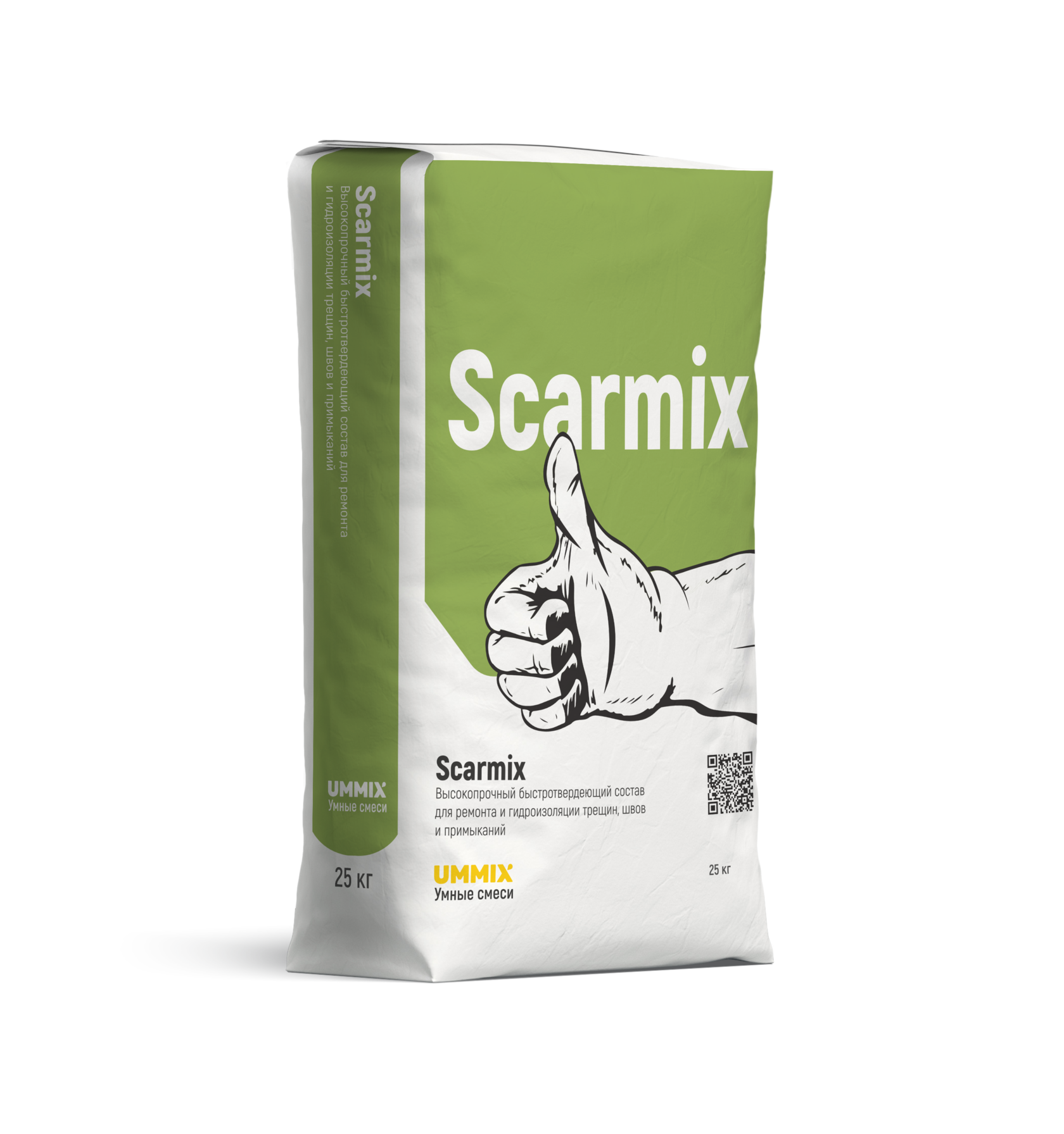Scarmix Высокопрочная смесь тиксотропного типа для герметизации трещин, швов, примыканий и вводов коммуникаций