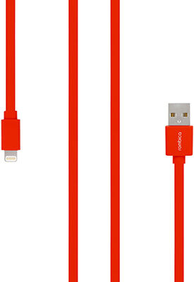 Кабель Rombica Digital MR-01 интерфейс Lightning to USB. Длина 1 м. Цвет красный (CB-MR01R)