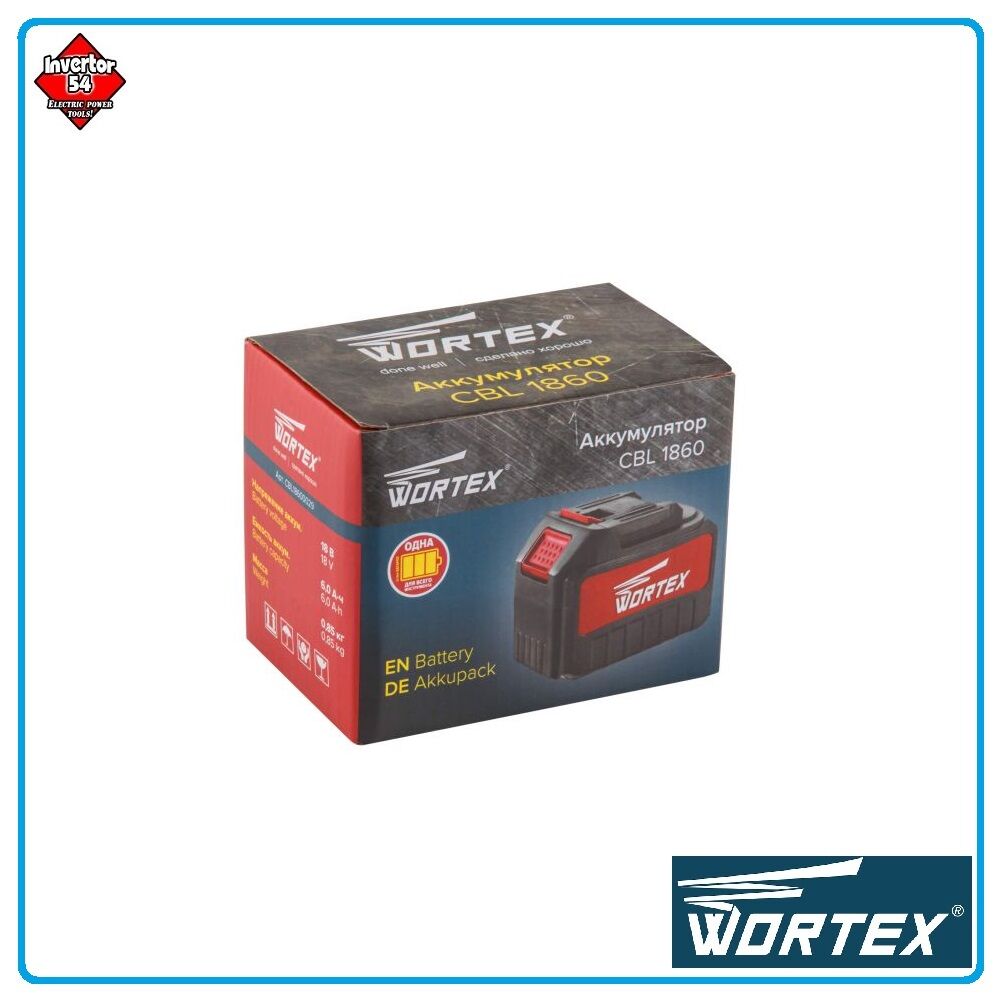 Аккумулятор WORTEX CBL 1860, цена в Новосибирске от компании Инвертор 54