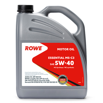 Масло моторное ROWE ESSENTIAL SAE 5W-30 MS-C3 Aktion 4L+1L