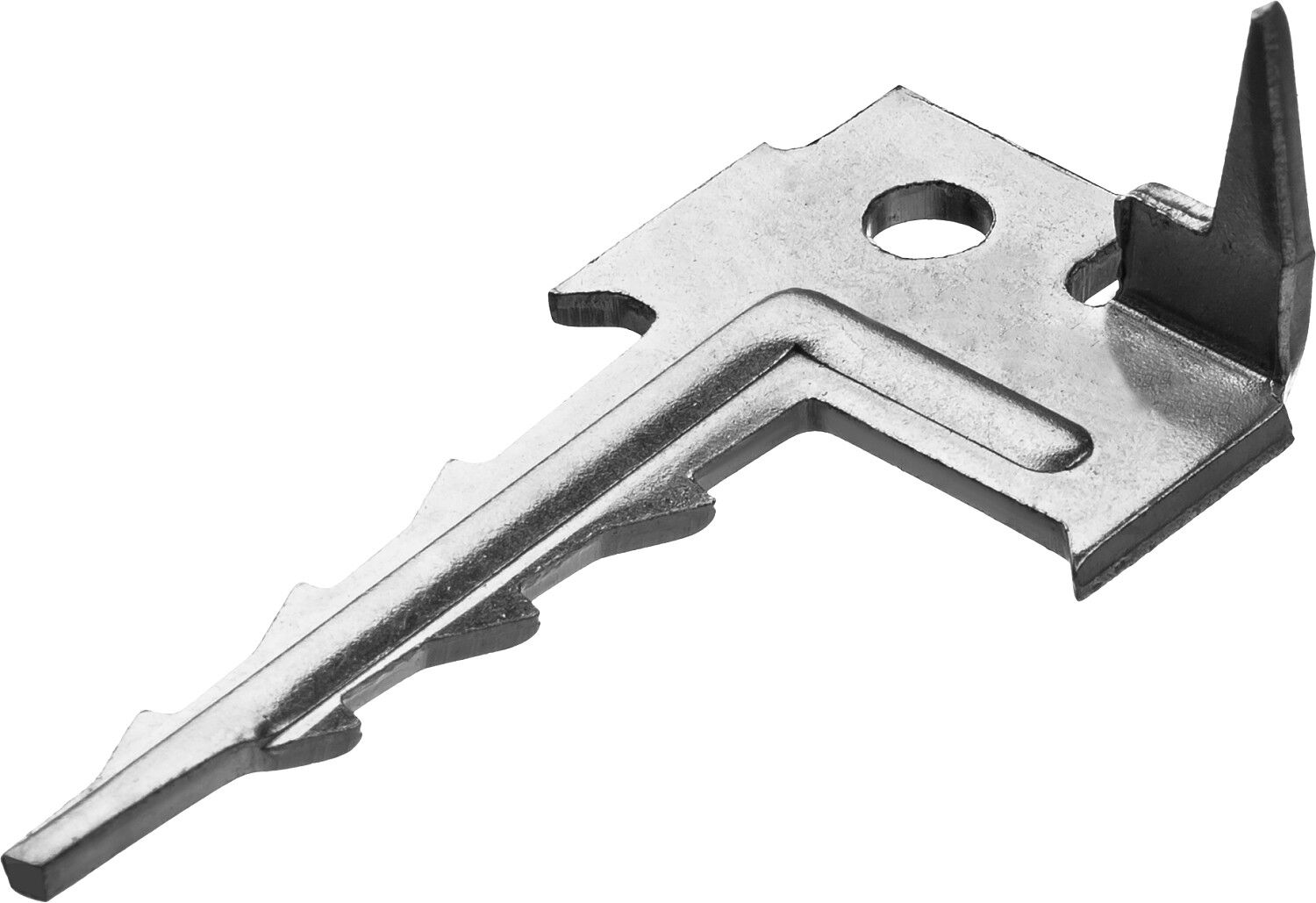 ЗУБР Ключ, 60 x 30 мм, цинк, 200 шт, крепеж с шипом для террасной доски (30705) Зубр