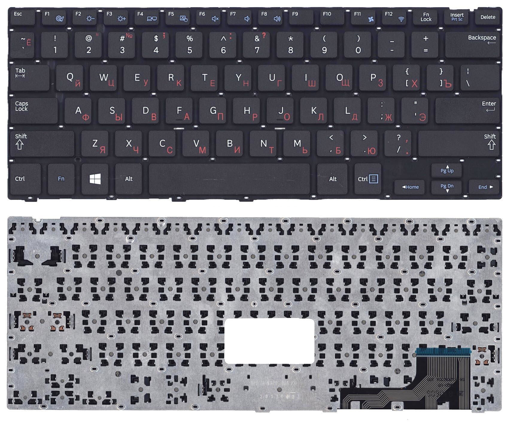 Клавиатура для ноутбука Samsung NP915S3 черная p/n: BA59-03783C, BA59-03783D, CNBA5903783CBIH