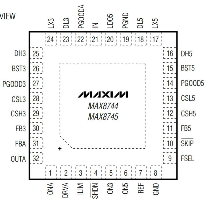 Микросхема MAX8744 MAXIM