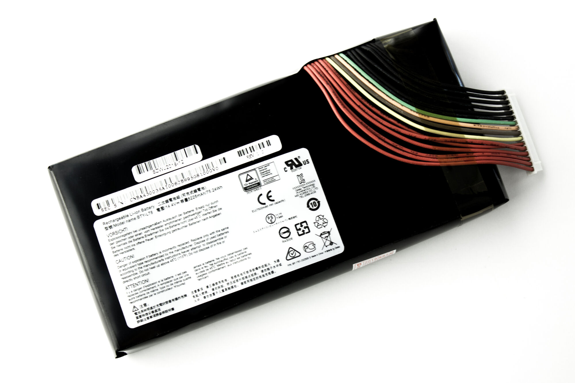 Аккумулятор для MSI GT75 GT80 (14.4V 5225mAh) ORG p/n: BTY-L78