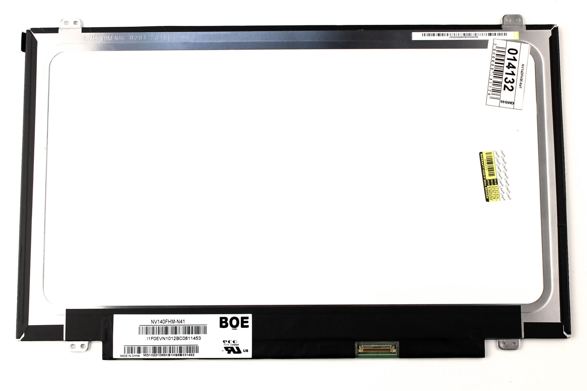 Матрица для ноутбука 14.0 1920x1080 30pin eDp Slim AAS N140HCA-EBB Glosse 60Hz