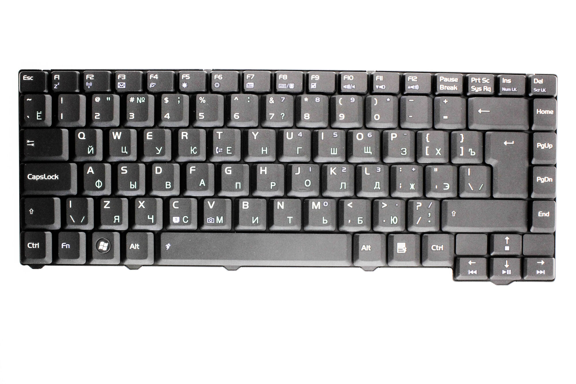Клавиатура для Asus F3 Z53 24pin p/n: K012462A1, 04GNI11KUS00, 04GNG51KUS03, 04GNI11KRU00