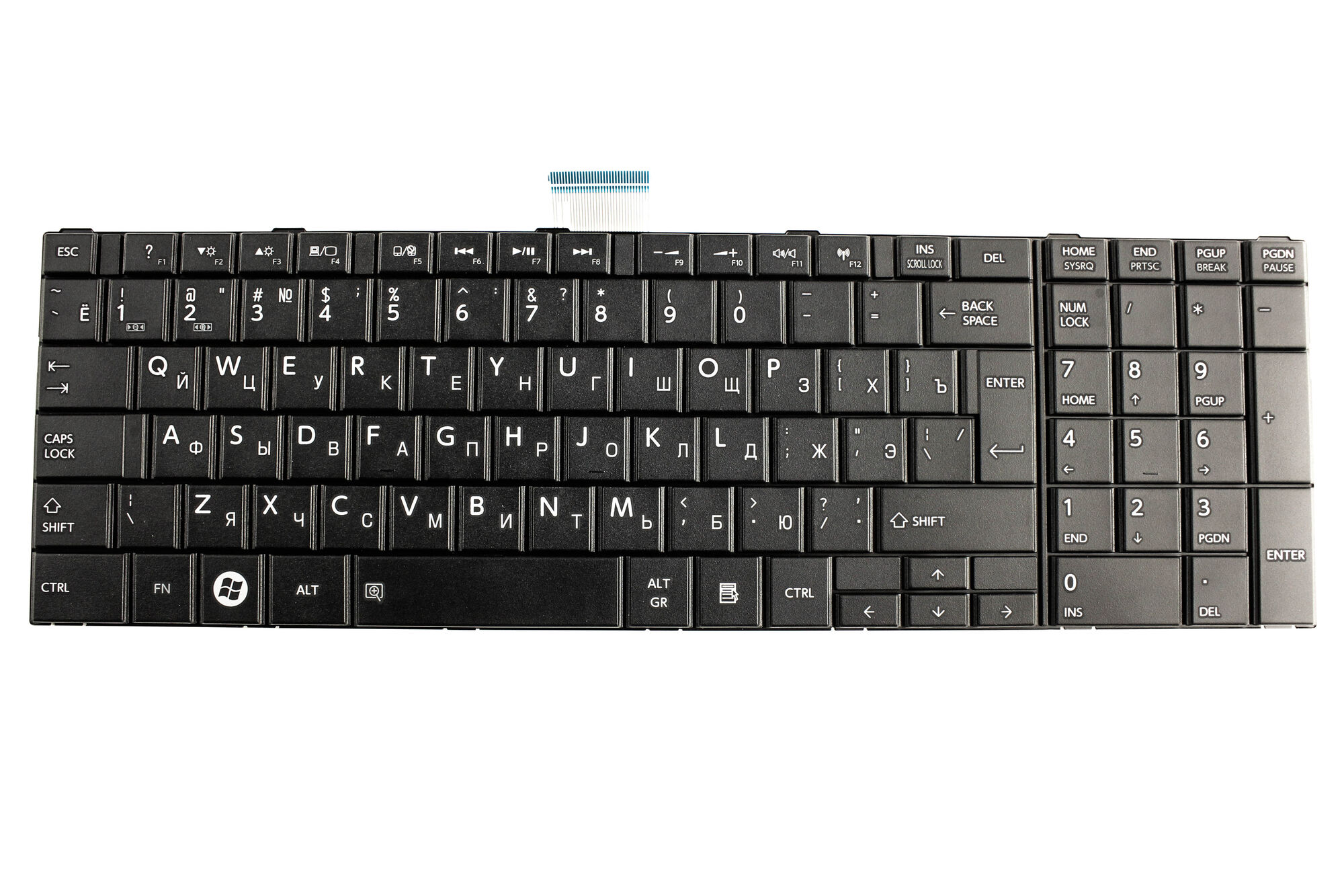 Клавиатура для ноутбука Toshiba Qosmio X870 p/n: 0KN0-ZW2RU01