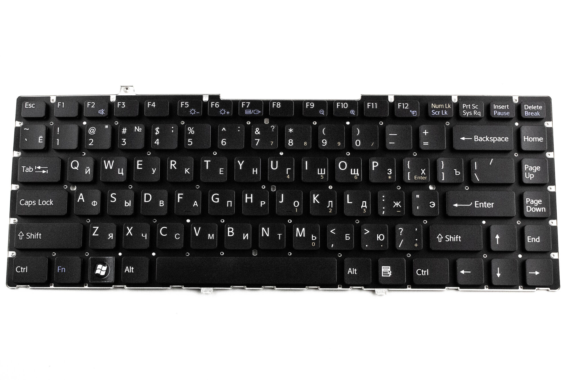 Клавиатура для ноутбука Sony VGN-FW черная p/n: 148084172, 148084121, NSK-S810R, 9J.N0U82.10R