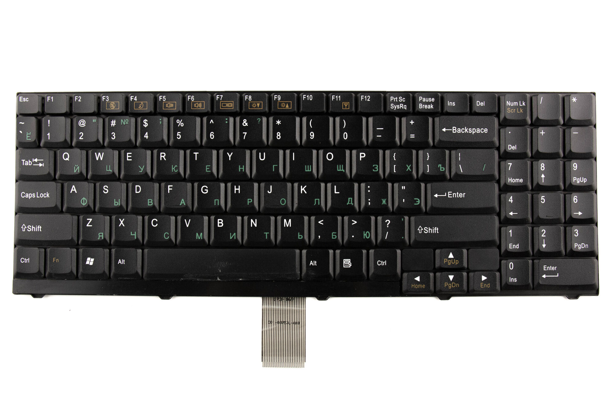 Клавиатура для ноутбука DNS Clevo D900 p/n: MP-03753SU-4304, 80-M57A0-280-1 DNS / Clevo