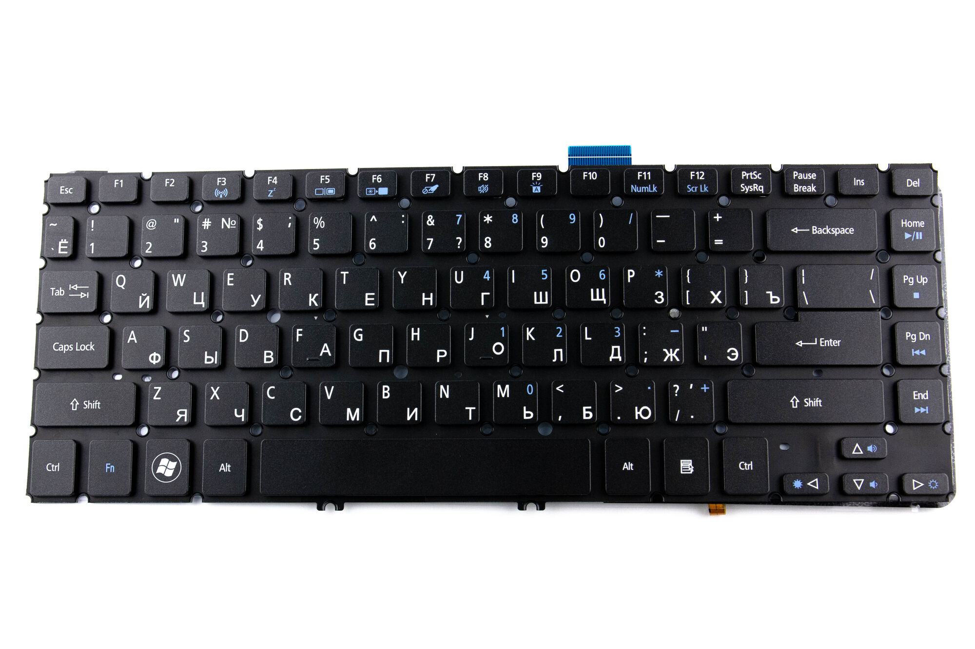 Клавиатура для Acer M5-481 c подсветкой p/n: NK.I1417.02B, NSK-R2BBQ, 9Z.N8DBQ.B0R, AEZ09700110