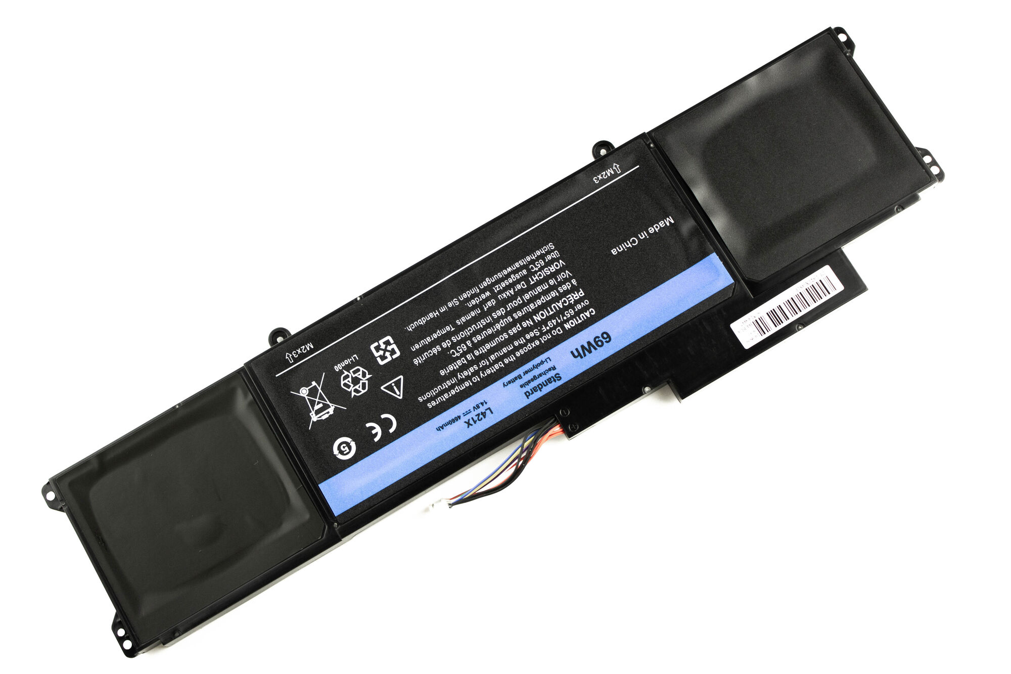 Аккумулятор для Dell XPS 14-L421x (14.8V 4660mAh) p/n: 4RXFK C1JKH
