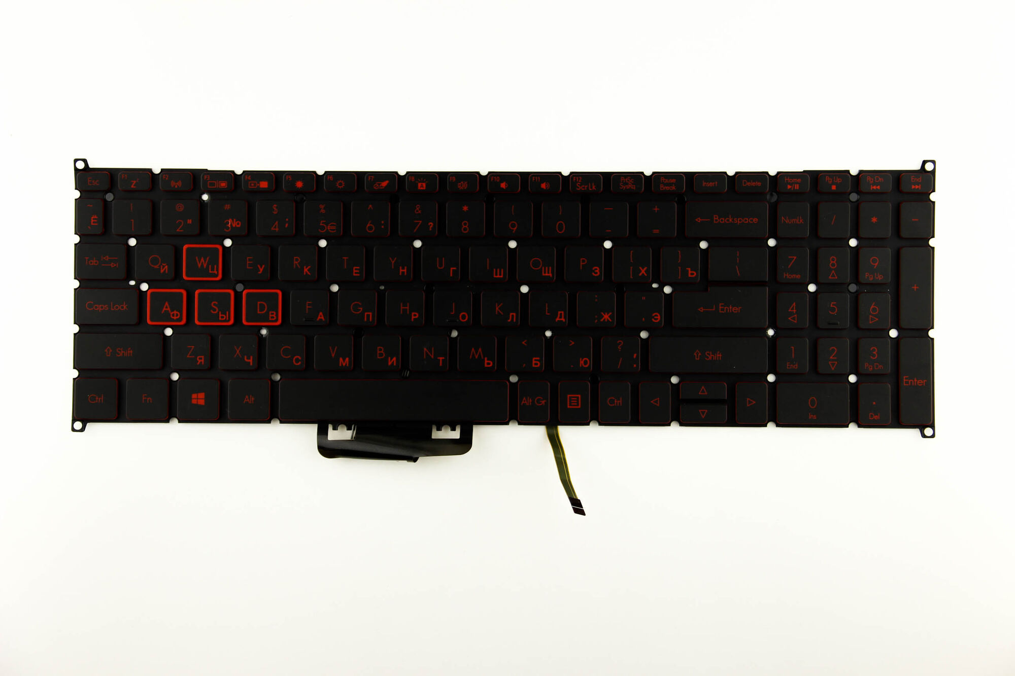 Клавиатура для Acer SP515-51 SP515-51N SP515-51GN Красная с подсветкой p/n: NKI1513088, ACM16P53U4