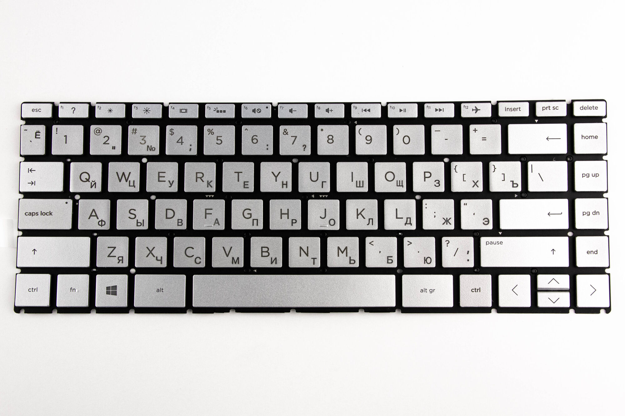 Клавиатура для HP 14-CD X360 серебро с подсветкой p/n: SG-93280-XFA