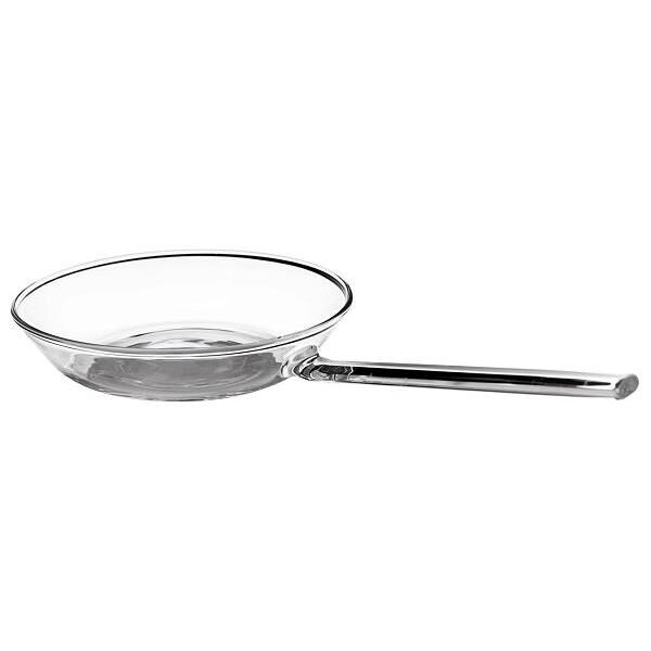 Сковорода порционная D15См H3См, 300МЛ, с ручкой, боросиликатное стекло Xvit-213