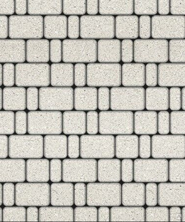 Тротуарная плитка Классико А.1.КО.4, комплект из 2 видов плит 115х172 мм, высота 40 мм Серый 
